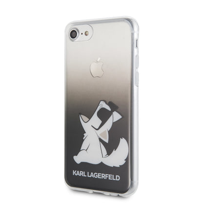 Karl Lagerfeld Backcover voor de iPhone SE (2022/2020) iPhone 8/ iPhone 7 - Transparant