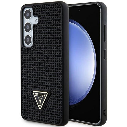 Guess Samsung S24 Backcover - Black Rhinestone