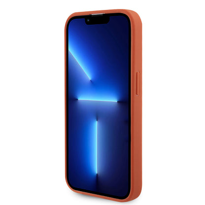 Guess iPhone 15 PRO MAX Backcover - Big 4G Metal Logo - Oranje