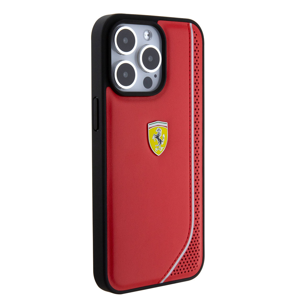 Ferrari iPhone 15 PRO MAX Backcover - Reflective - Rood