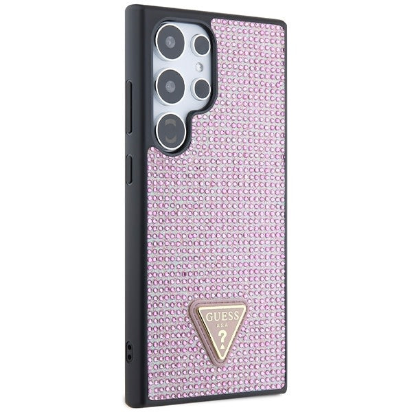 Guess Samsung S24 Ultra Backcover - Pink Rhinestone