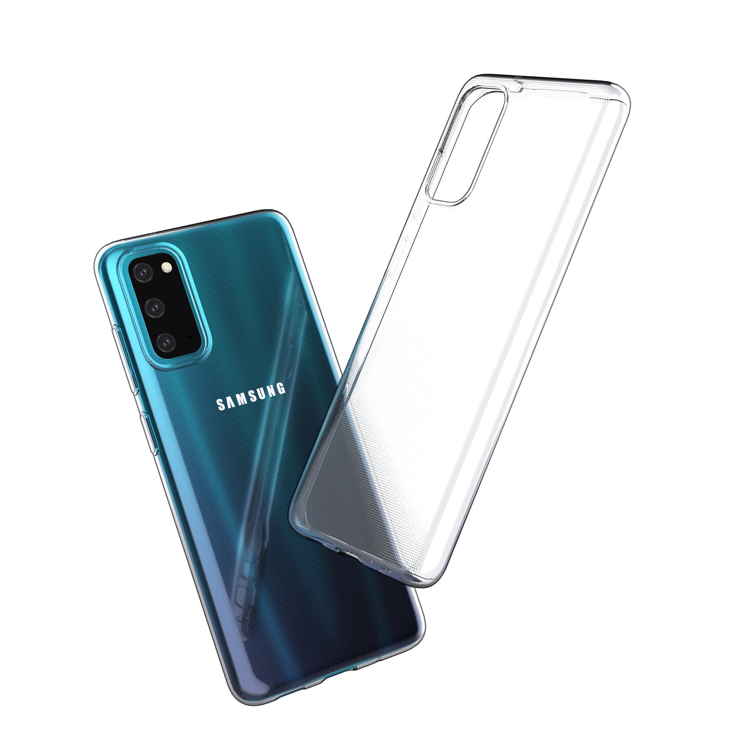 Samsung S20 Dun Silicoon hoesje - TPU Backcover - Transparant