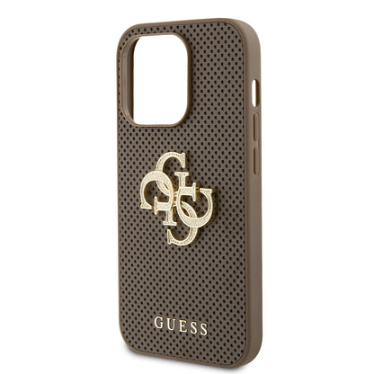 Guess iPhone 15 PRO MAX Backcover - Big 4G Metal Logo - Bruin