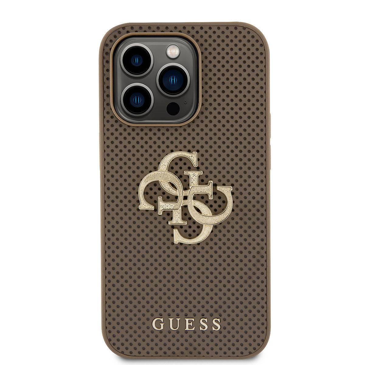 Guess iPhone 15 PRO MAX Backcover - Big 4G Metal Logo - Bruin