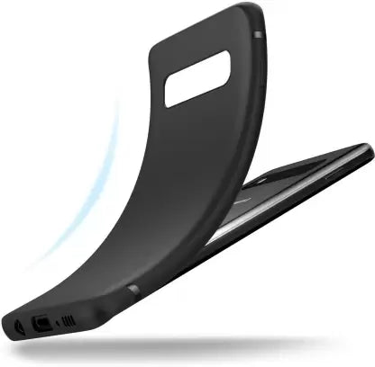 Samsung S10 Plus Dun Silicoon hoesje - TPU Backcover - Zwart