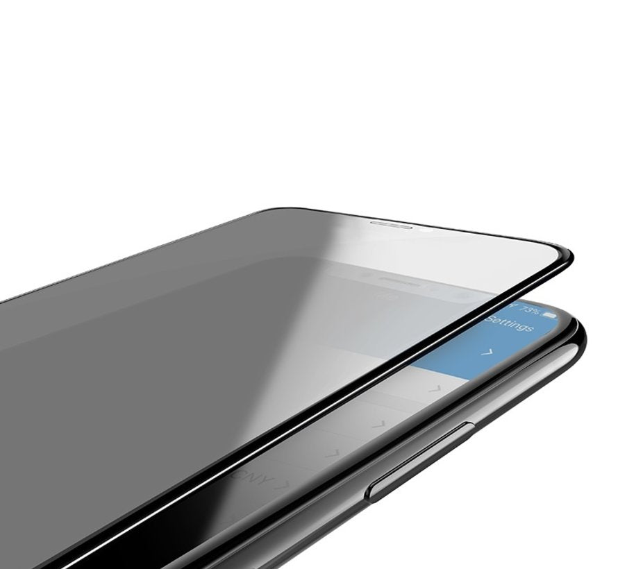 Full Screenprotector voor iPhone 11 PRO - Transparant - Zwart