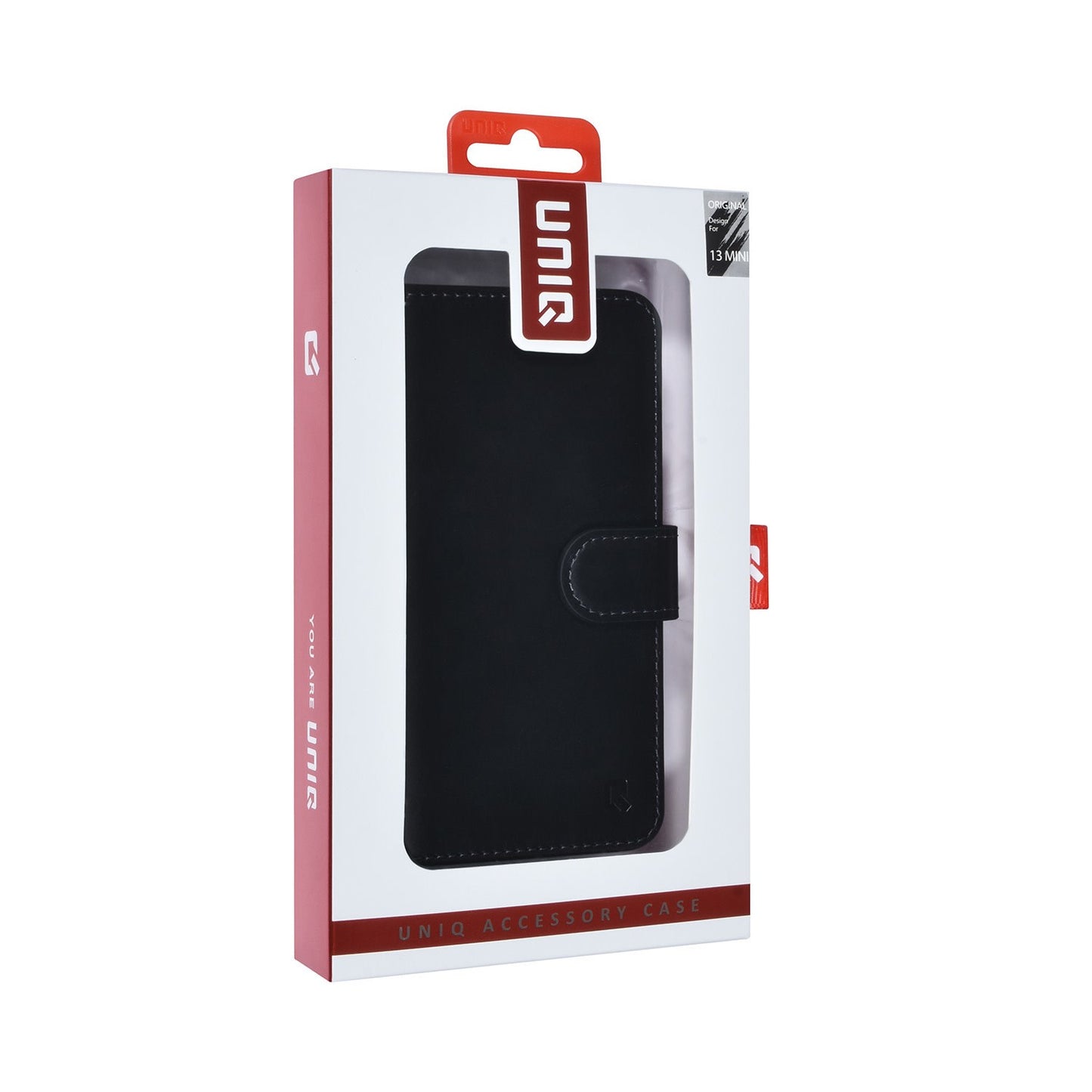 iPhone 13 Mini Luxe Bookcase magnetisch uitneembaar 2-in-1 - Zwart