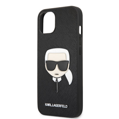 Karl Lagerfeld iPhone 13 Mini Backcover - Karl - Zwart
