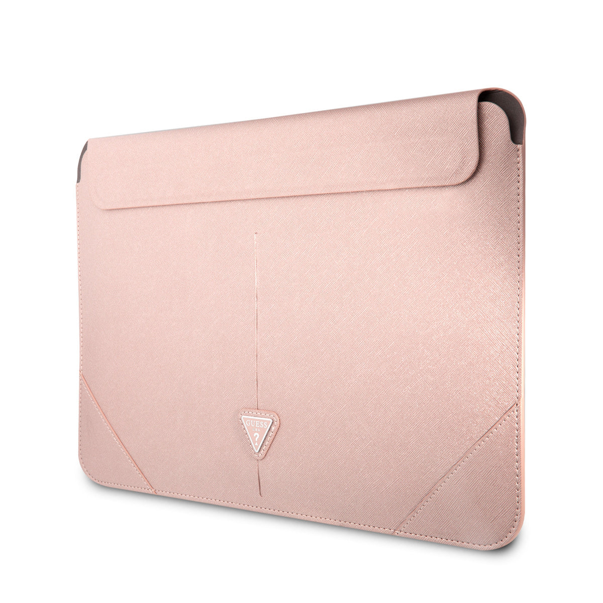 Guess 14 Inch PU Leather Laptop- en Tablet-Sleeve- 4G Logo - Roze