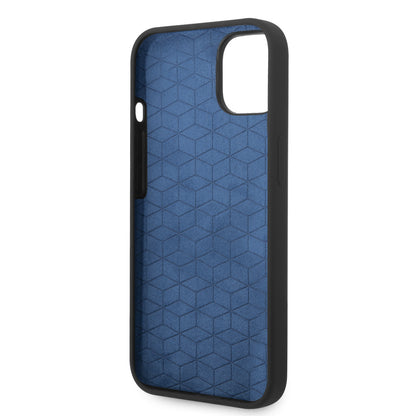 BMW iPhone 14 Plus Backcover - Hexo Tricolor - Zwart