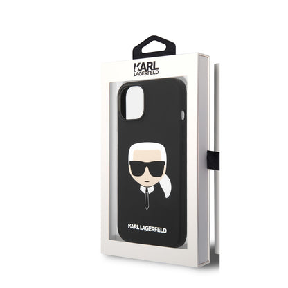 Karl Lagerfeld iPhone 14 Plus Backcover - Karl - Zwart