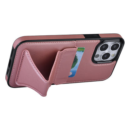 iPhone 13 PRO MAX Backcover - Pasjeshouder - Multifunctionele Handstrap - Roze