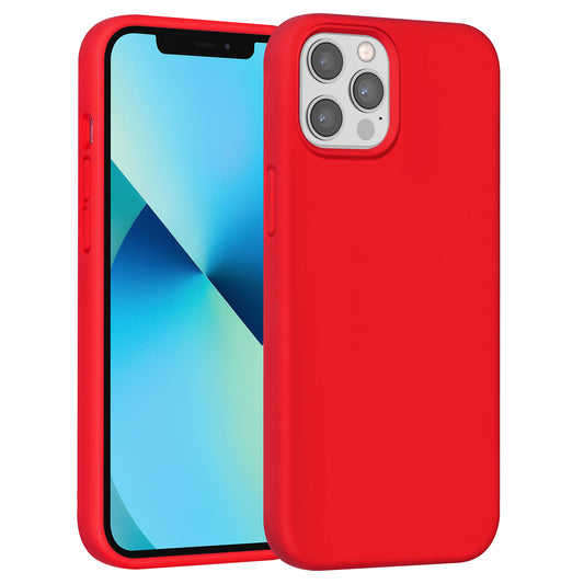 iPhone 12 PRO MAX Premium Backcover - Mat Rood