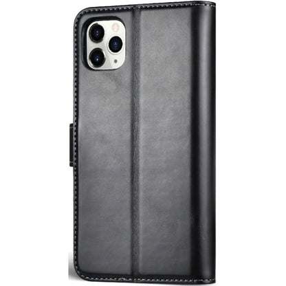 iPhone 12 Mini Luxe Bookcase voor 3 Pasjes - Magneetsluiting - Zwart
