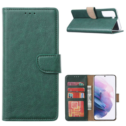 Samsung S24 Bookcase voor 3 pasjes - Magneetsluiting - Groen
