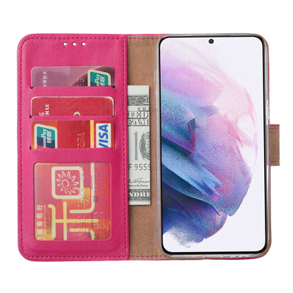 Samsung S20 Plus Bookcase met 3 Pasjeshouders - Magneetsluiting - Roze