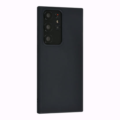 Samsung S23 Ultra Silicoon hoesje - TPU Backcover - Zwart