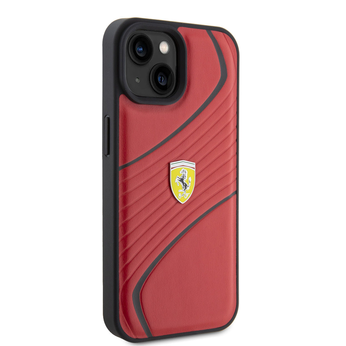 Ferrari iPhone 15 Backcover - Twist - Rood