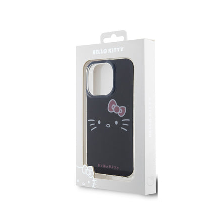 Hello Kitty iPhone 15 PRO MAX Backcover - Kitty Face - Zwart