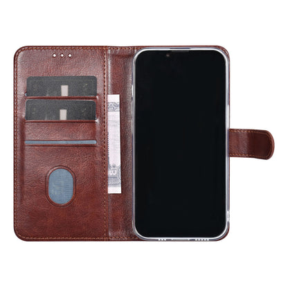 iPhone 15 Bookcase met 3 Pasjeshouders - Magneetsluiting - Bruin