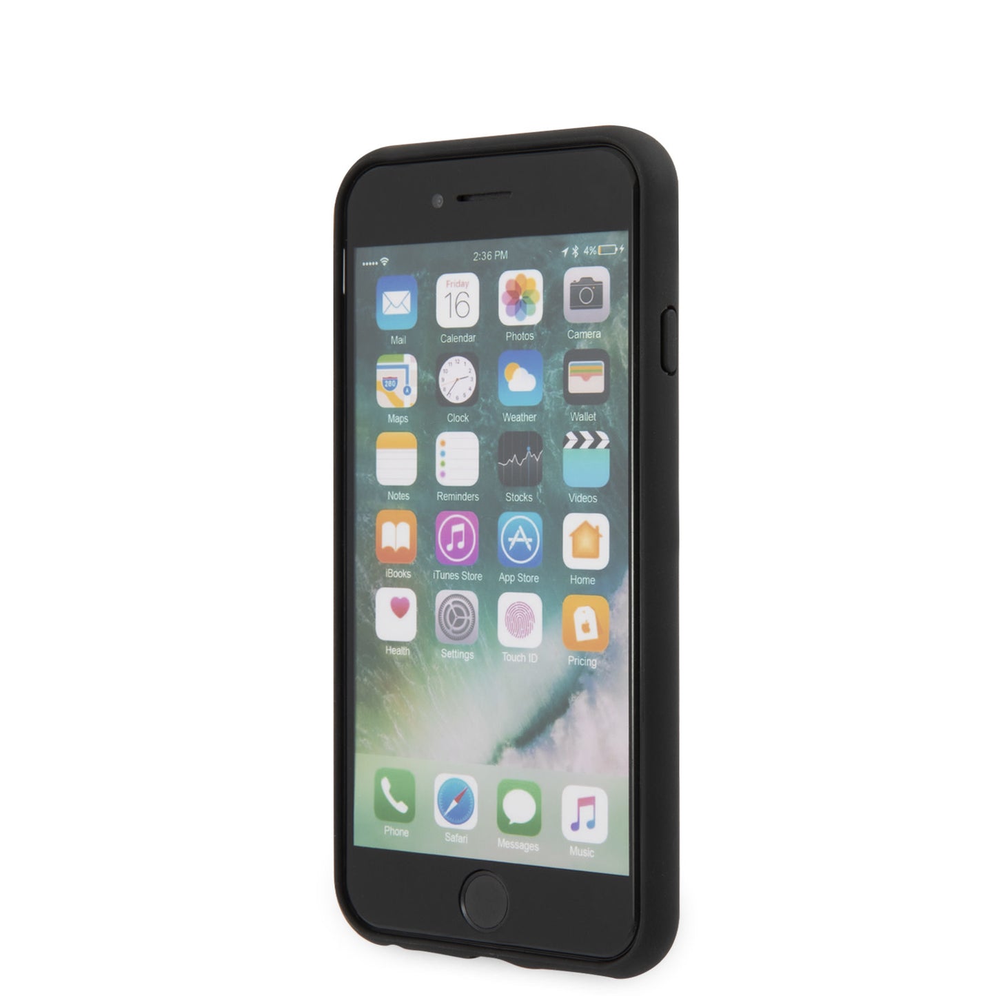 Guess Backcover voor de iPhone SE (2022/2020) iPhone 8/ iPhone 7 - Lizard afdruk - Goud