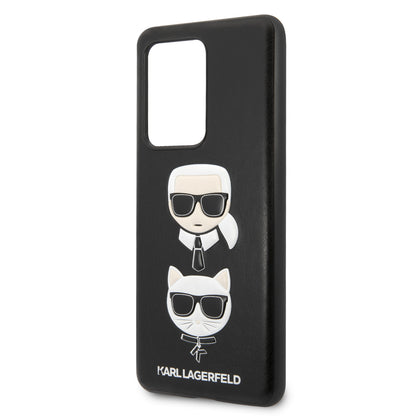 Karl Lagerfeld Samsung S20 Ultra Backcover - Karl & Choupette - Zwart