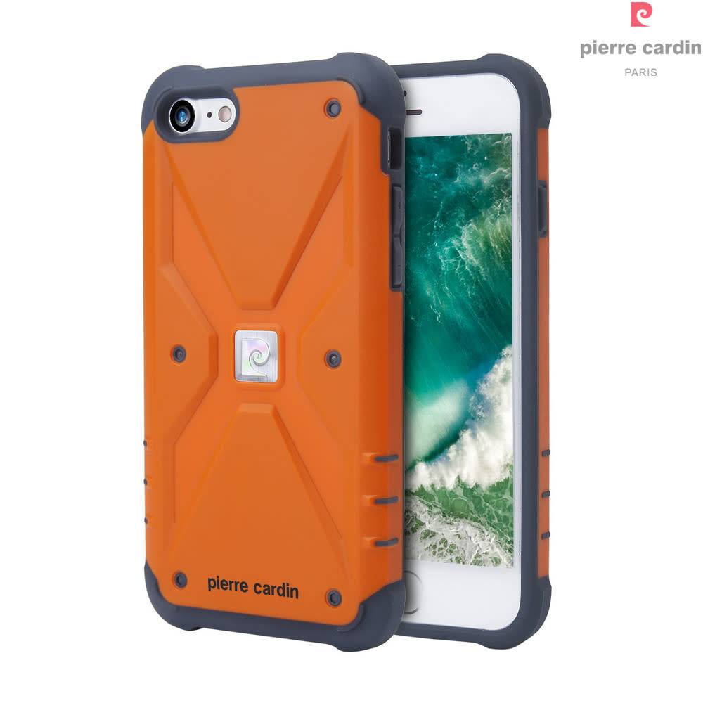 Pierre Cardin Backcover voor de iPhone SE (2022/2020) iPhone 8/ iPhone 7 - Oranje