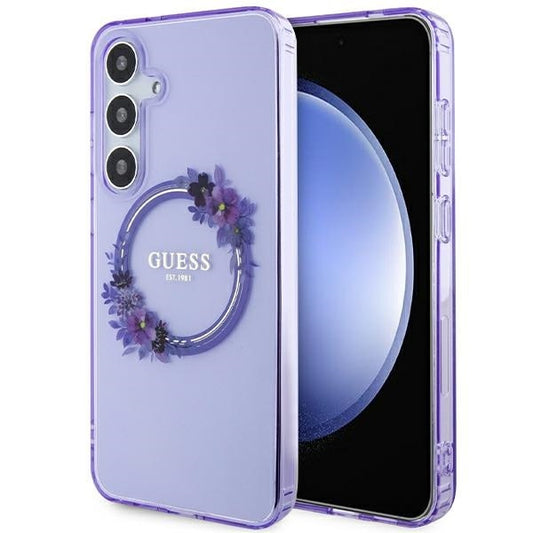 Guess Samsung S24 PLUS Backcover - MagSafe - Paars