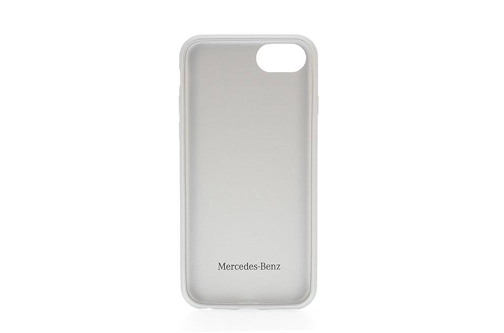Mercedes-Benz Leren Backcover voor de iPhone SE (2022/2020) iPhone 8/ iPhone 7 - Rood