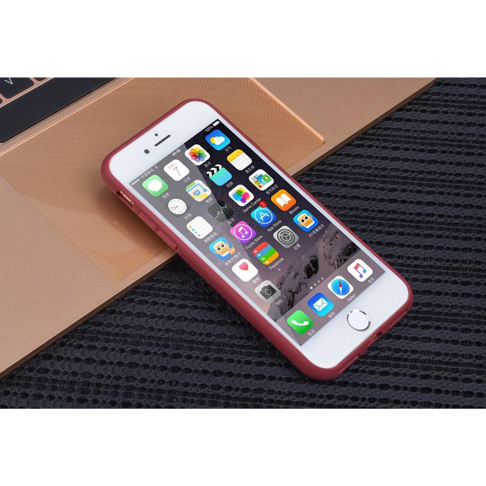 Glitter backcover voor de iPhone SE (2022/2020) iPhone 8/ iPhone 7 - Rood