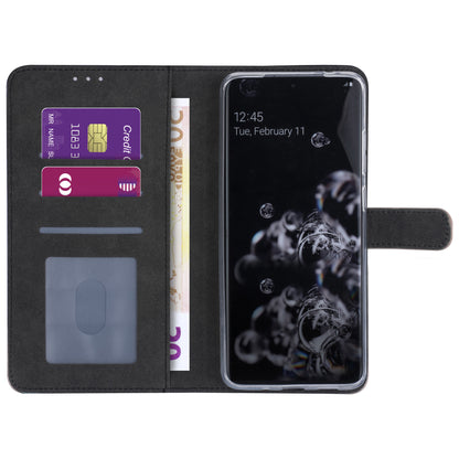 Samsung S20 Ultra Bookcase met 3 Pasjeshouders - Magneetsluiting - Rose Goud