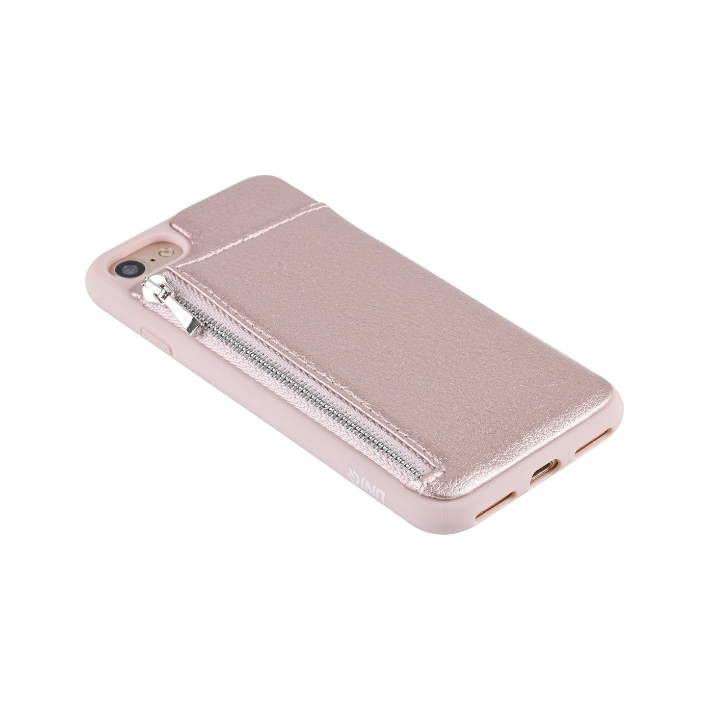 Backcover hoesje met rits voor de iPhone SE (2022/2020) iPhone 8/ iPhone 7 - Roze