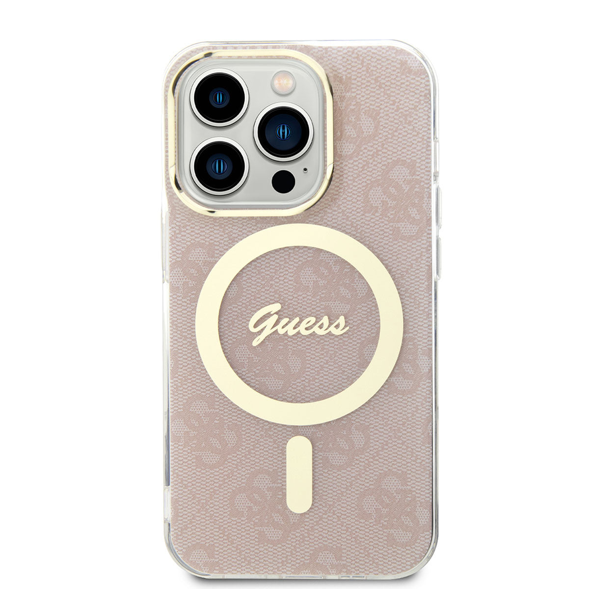 Guess iPhone 15 PRO Backcover - MagSafe - Roze
