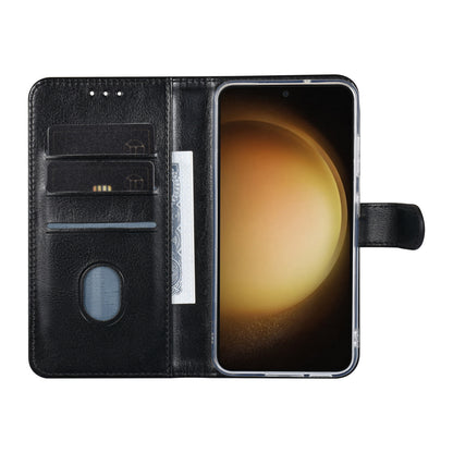 Samsung S23 PLUS Bookcase met 3 Pasjeshouders - Magneetsluiting - Zwart