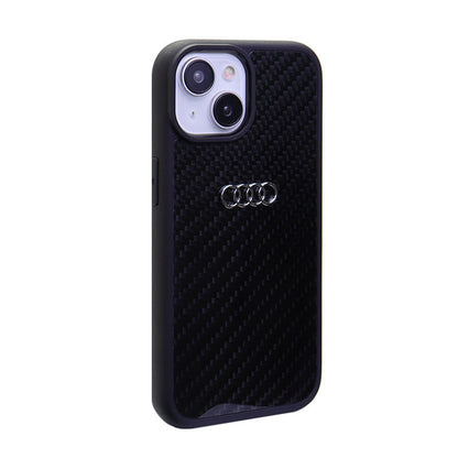 Audi iPhone 15 Backcover R8 Serie - Zwart