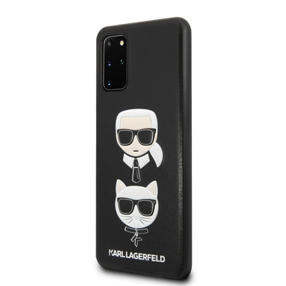 Karl Lagerfeld Samsung S20 Plus Backcover - Karl & Choupette - Zwart