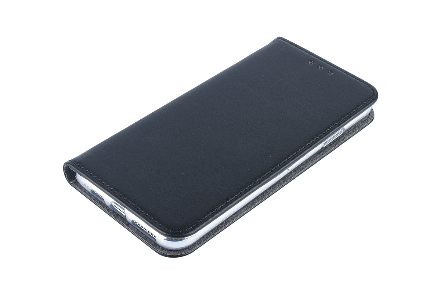 iPhone Xs Max Booktype hoesje - Zwart - Pasjeshouder - Magneetsluiting