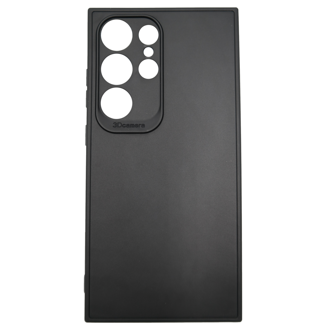 Samsung S24 Ultra Silicoon hoesje - TPU Backcover - Zwart
