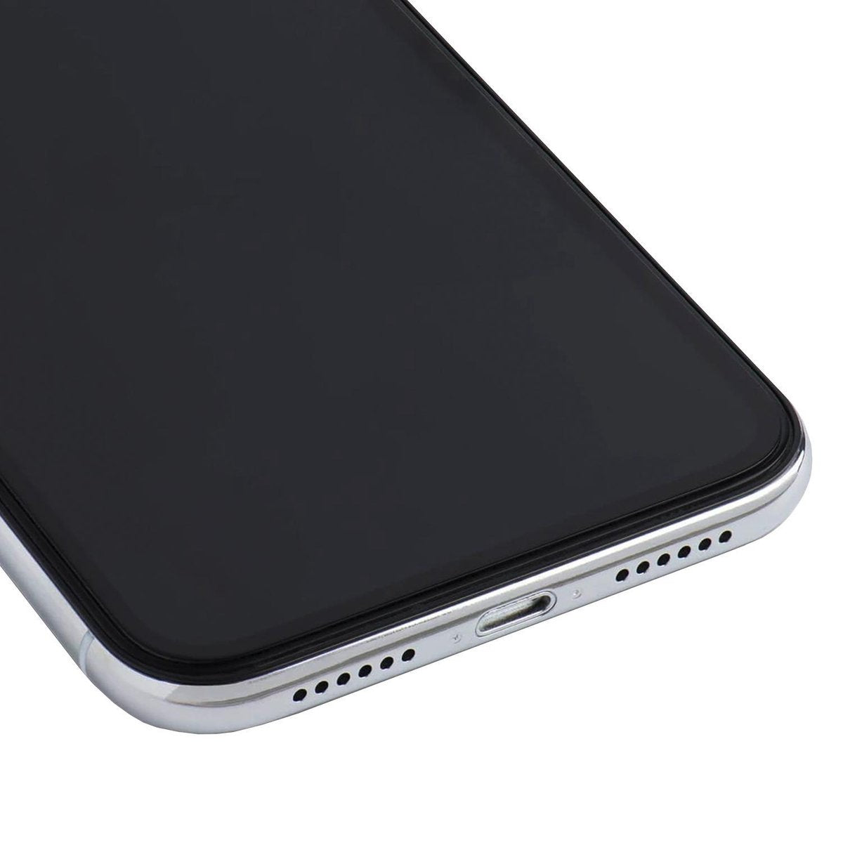 Full Screenprotector voor iPhone XR - Transparant - Zwart