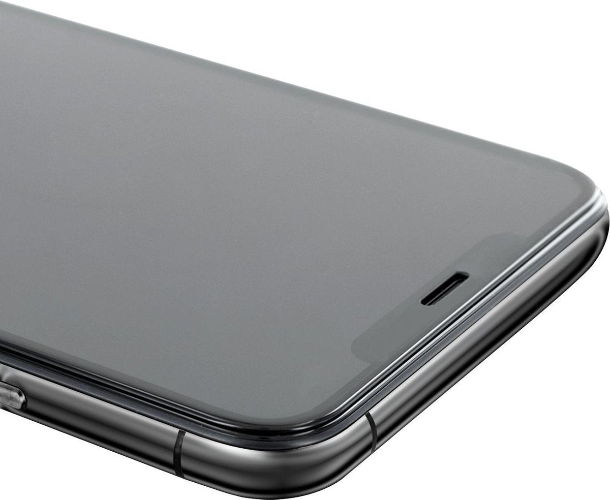 Full Screenprotector voor iPhone XR - Transparant - Zwart
