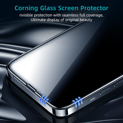 Full Screenprotector voor iPhone 13 MINI - Transparant - Zwart