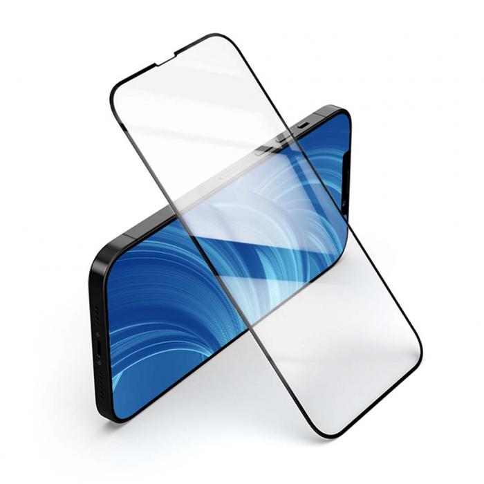 Full Screenprotector voor iPhone 13/13 PRO - Transparant - Zwart