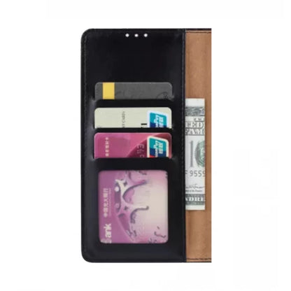 iPhone 14 Pro Max Booktype hoesje - Zwart - Pasjeshouder - Magneetsluiting