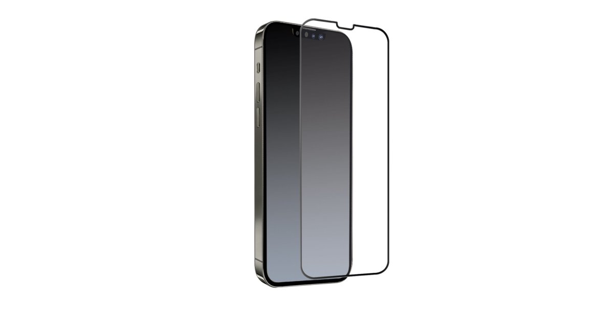 Full Screenprotector voor iPhone 14 Plus - Transparant - Zwart