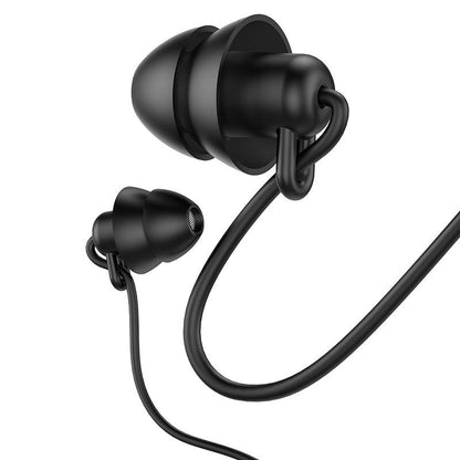 Hoco Mini In-Ear Silicone Sleep Oordopjes 3,5mm - Zwart