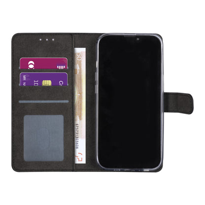 iPhone 13 Booktype hoesje - Zwart - Pasjeshouder - Magneetsluiting