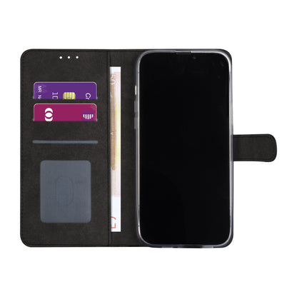 iPhone 12 Mini Booktype hoesje - Zwart - Pasjeshouder - Magneetsluiting