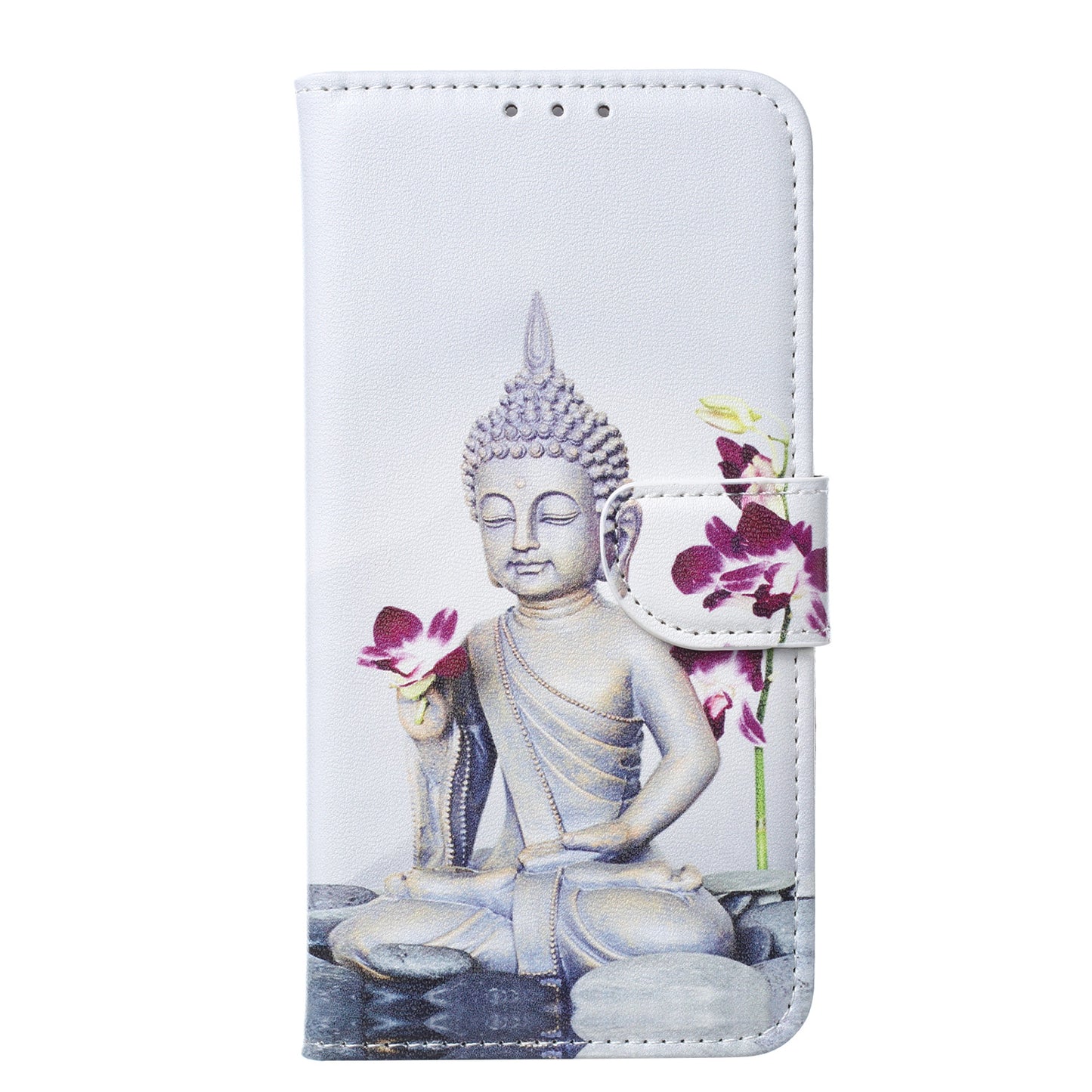 iPhone 11 PRO MAX Booktype hoesje - boeddha - Pasjeshouder - Magneetsluiting