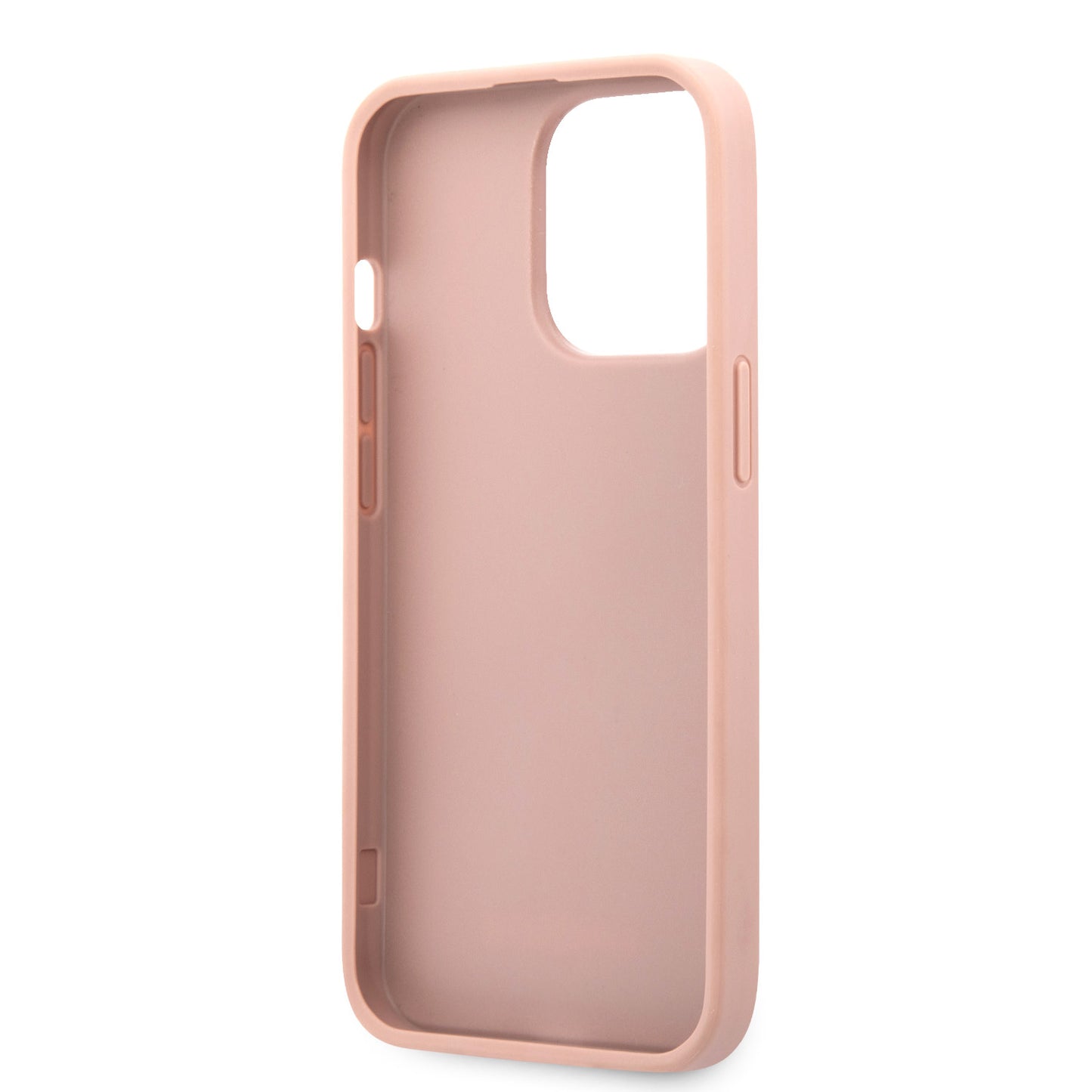 Guess iPhone 13 PRO MAX Backcover - Zilver 4G Logo - Saffiano PU - Roze