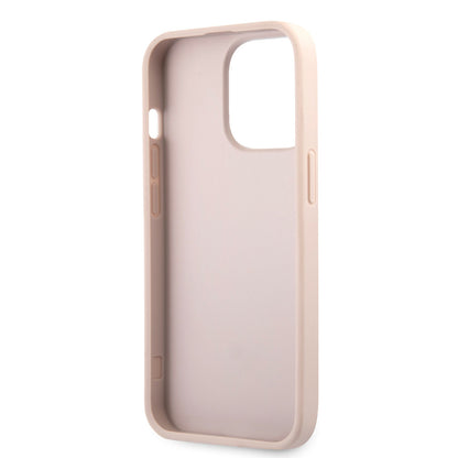 Guess iPhone 13 PRO MAX Backcover - Met Ringhouder - Roze